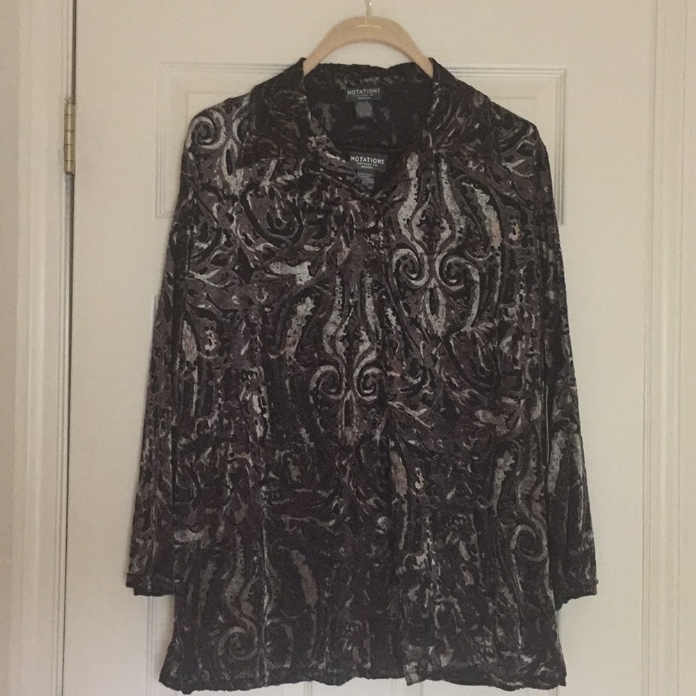 NWT 2-piece velour set from Notations (plus)